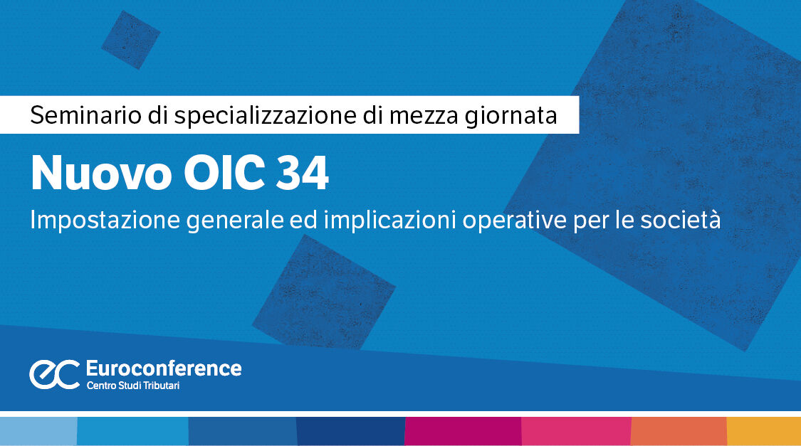 Immagine Il nuovo OIC 34 | Euroconference